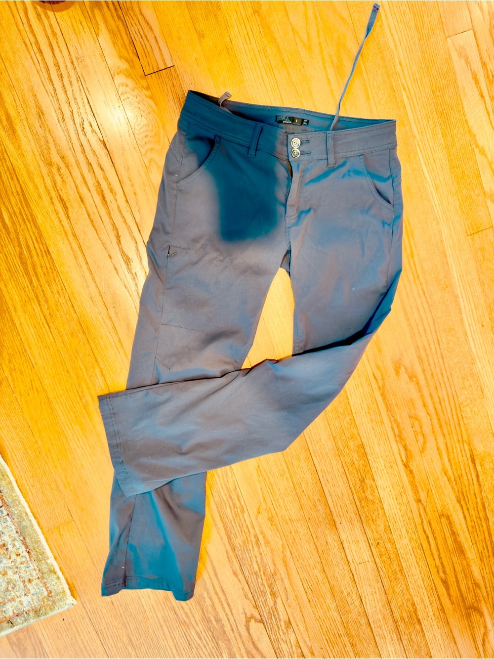 Prana Straight-Leg Pants in Navy